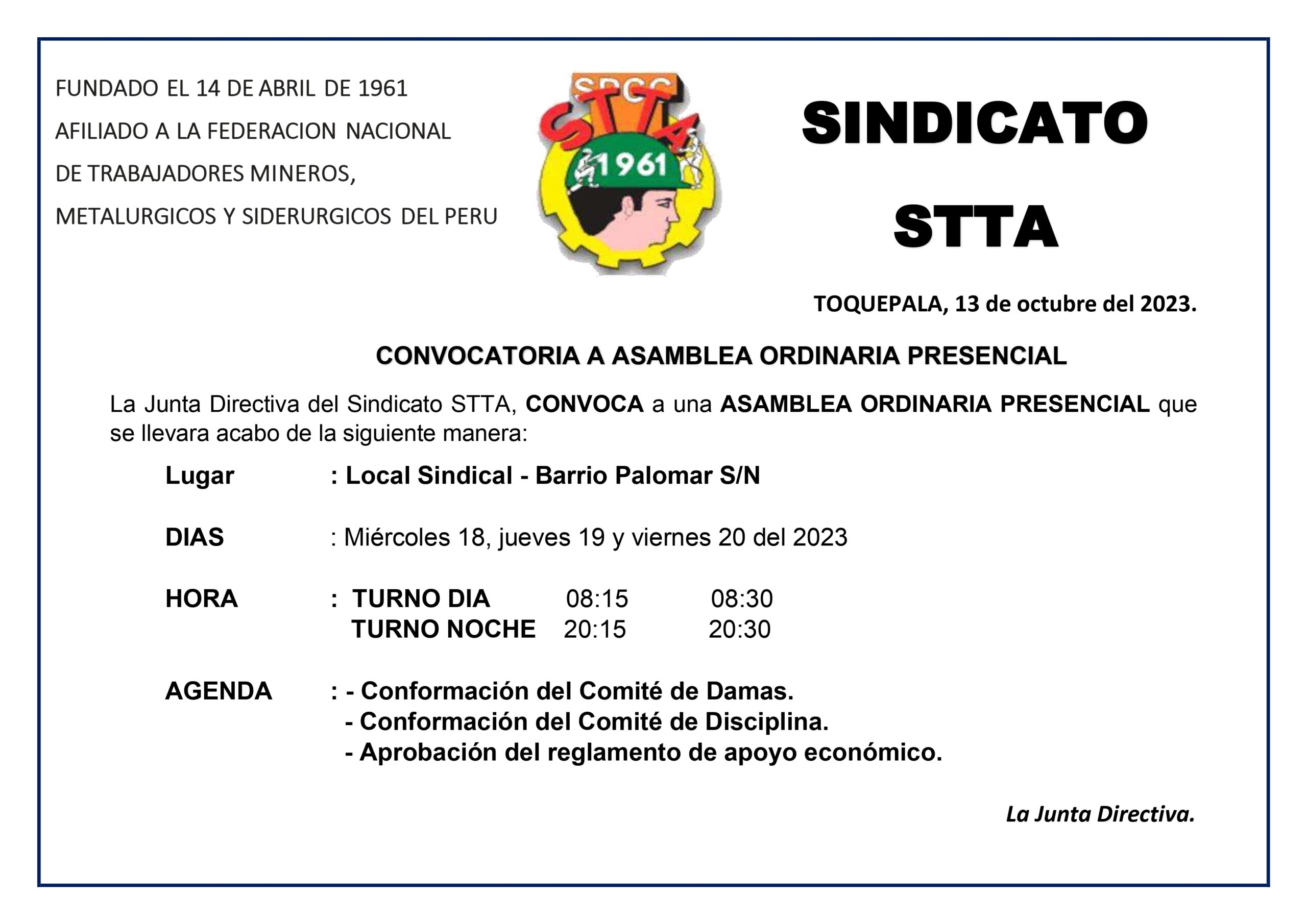 CONVOCATORIA 002-2023